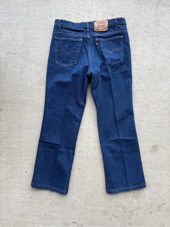 Levi's Other - Vintage 80s Levis 517 Orange Tab Scovill USA Dark Wash Bootcut Jeans Mens 36x29